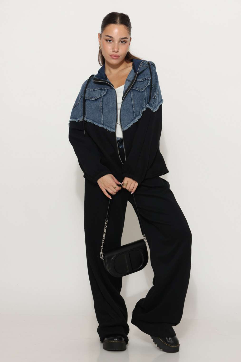 חליפה פרנץ טרי רוכסן