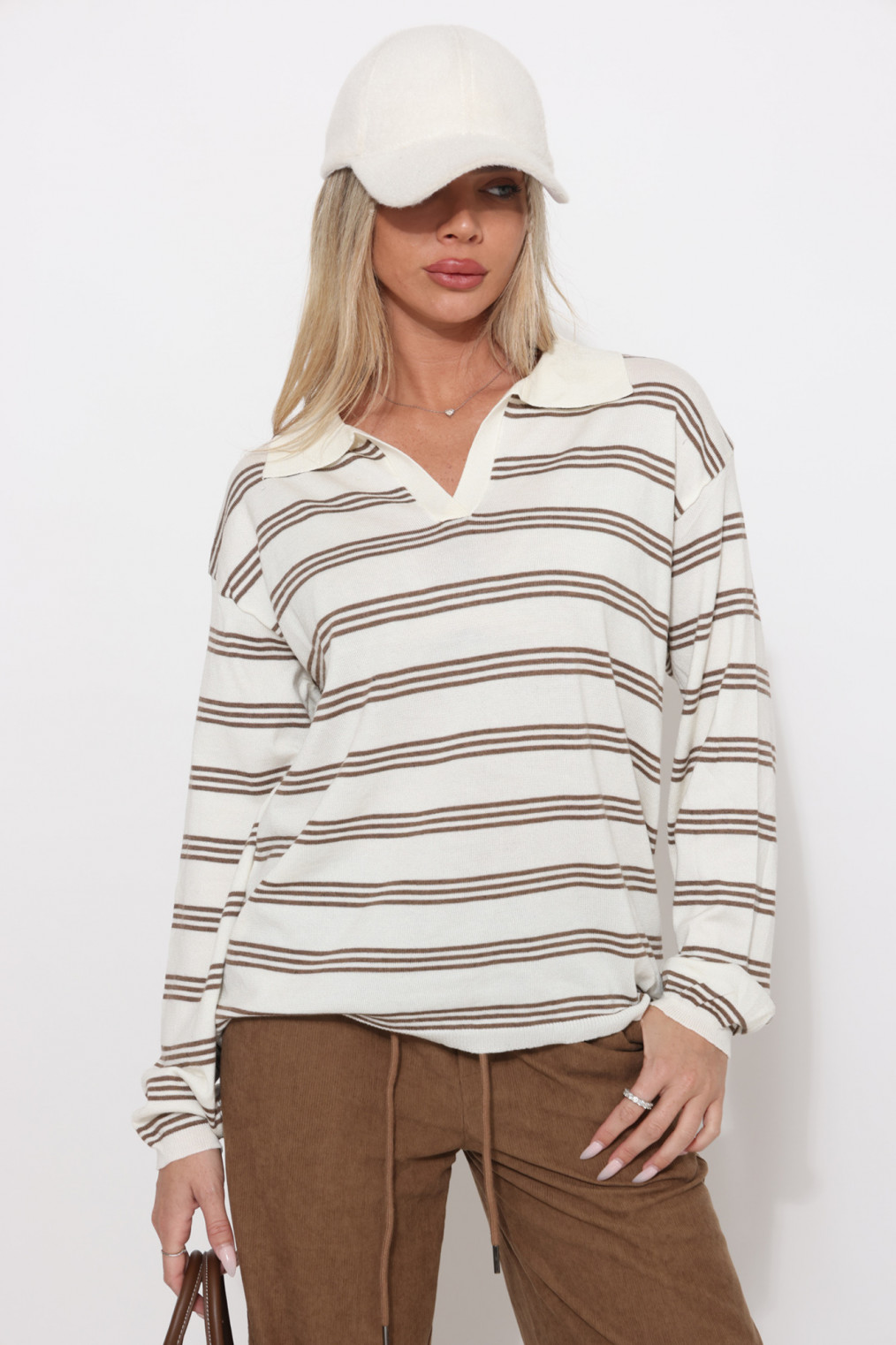 חולצה שינה צוארון