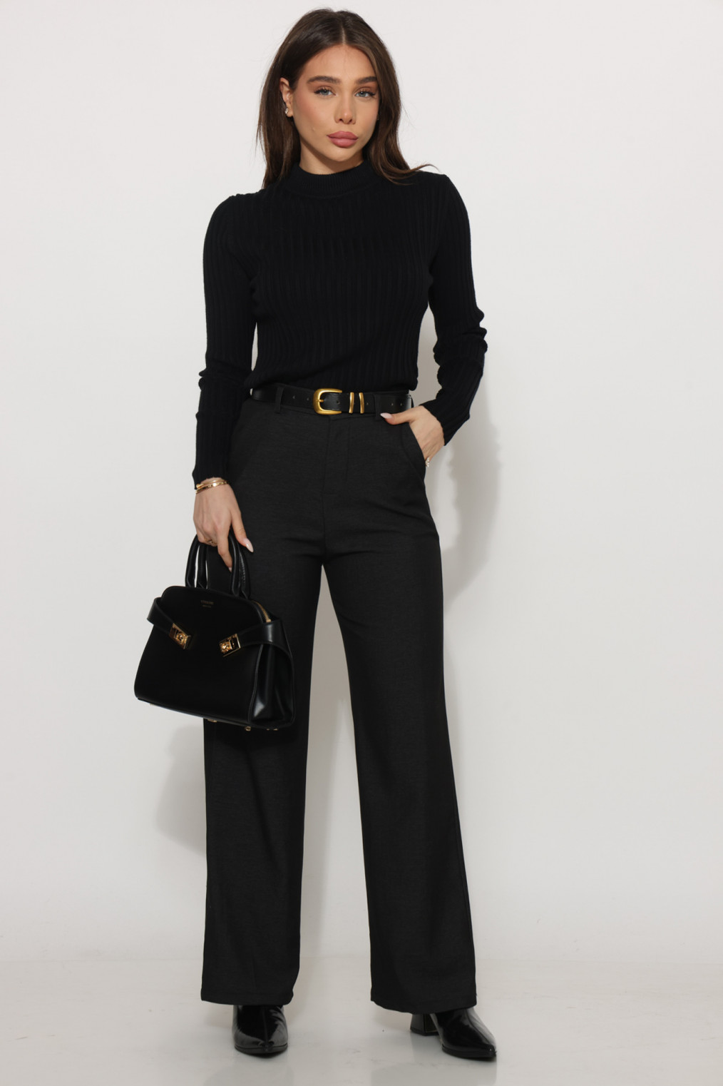 מכנס אלגנט חגורה