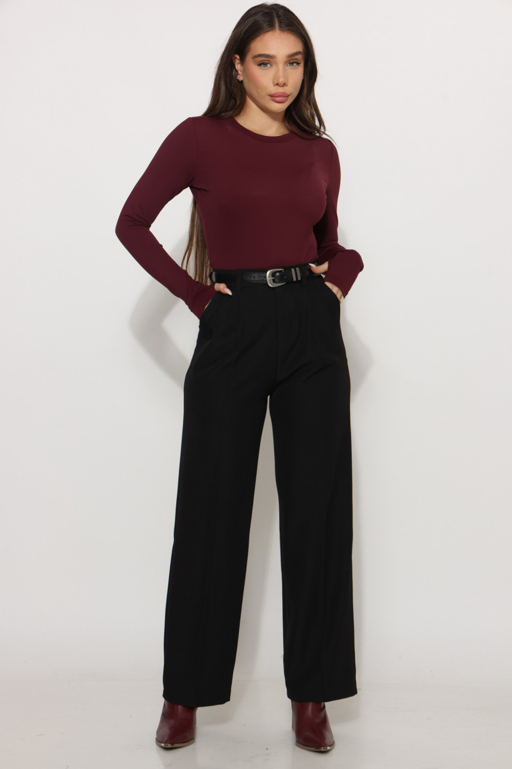 מכנס אלגנט חגור