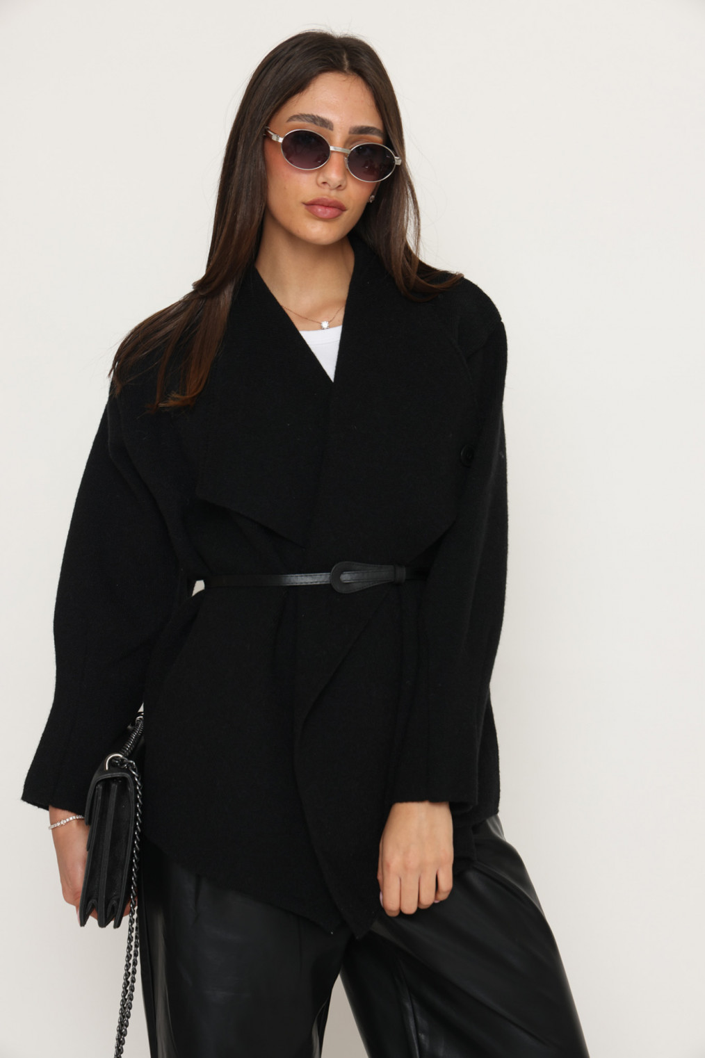 ג`קט צמר כפתור