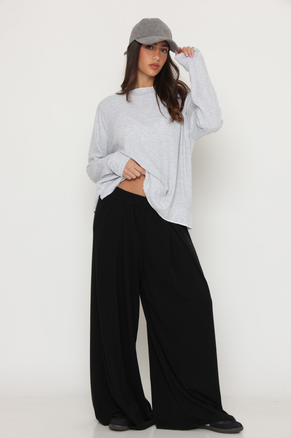 מכנס פנסים בד מודל 