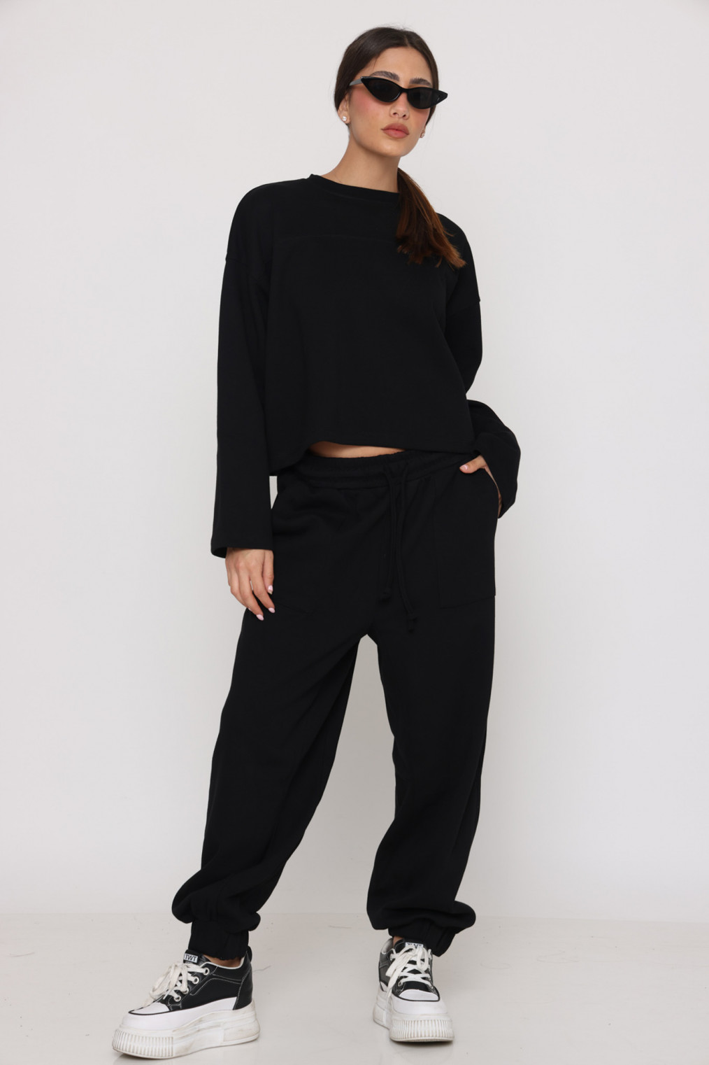 חליפה ניקי בד פולו מנג`ט במכנס 