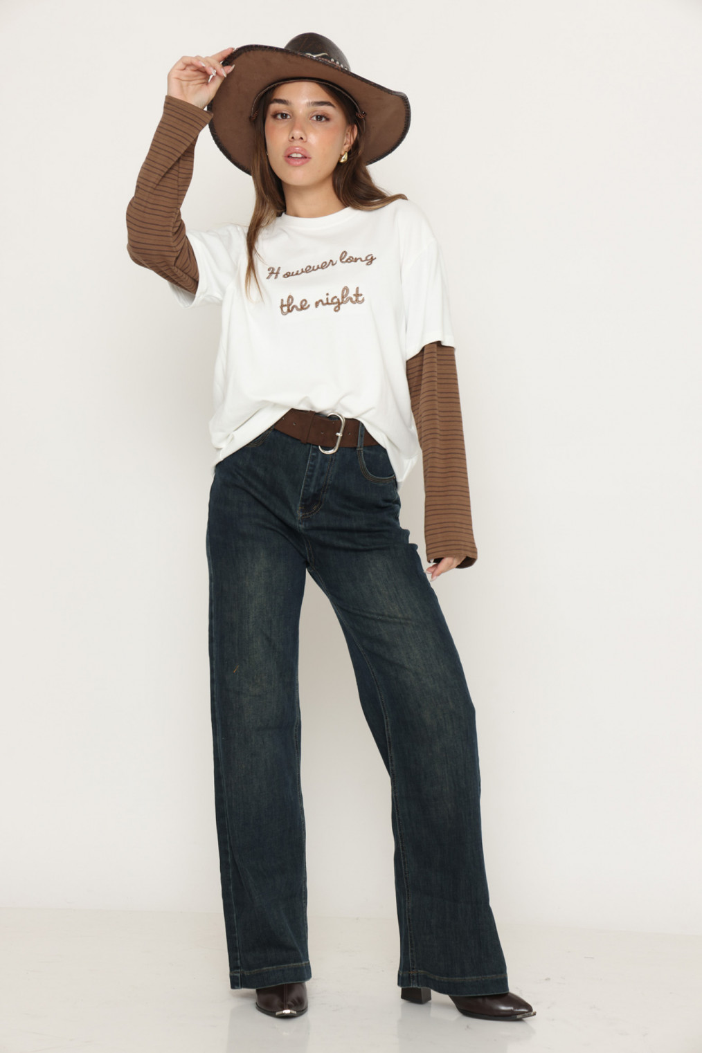 ג`ינס מתרחב חגורה