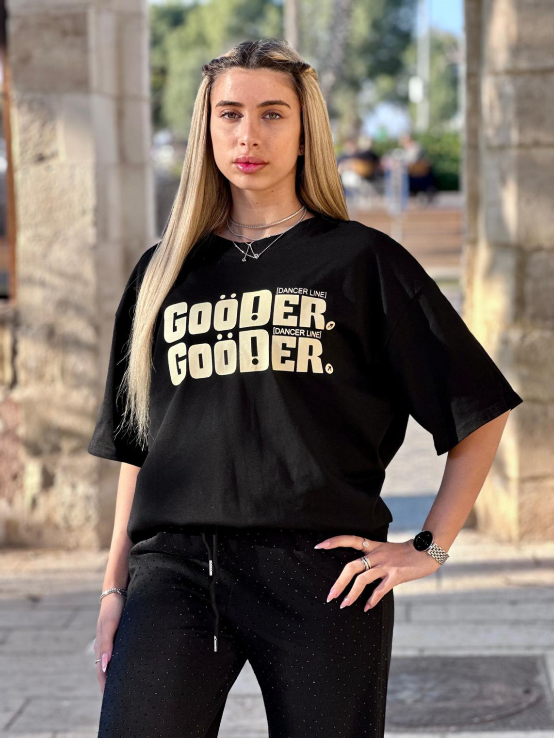 חולצה דפוס GOODER