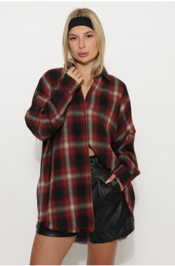 חולצה משובצת פרנזים