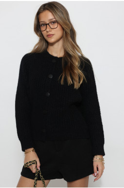 קרדיגן סריג מחורר