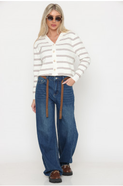 מכנס ג`ינס רחב