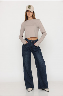 ג`ינס גומי בגב