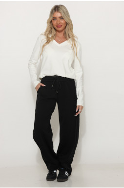 מכנס פסים בצד גומי כיסים