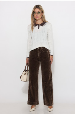 מכנס קורדרוי רחב