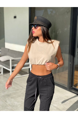 חולצה בטן גומי