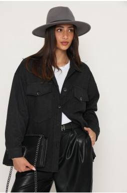 ג`קט מכופתר כיסים