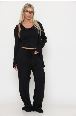 חליפה 3 חלקים עליונית מכנס וגופייה