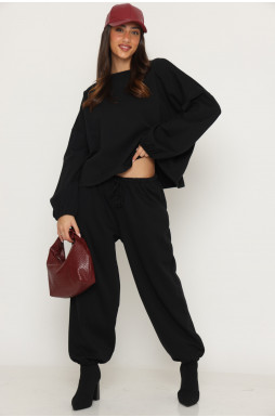 חליפה אובר סייז שרוול בלון עם גומי