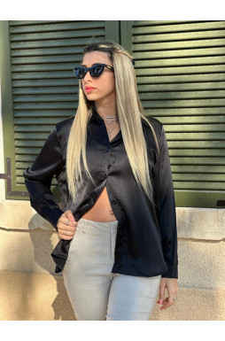 חולצה סאטן פס לורקס