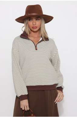 סריג רוכסן שינה פס