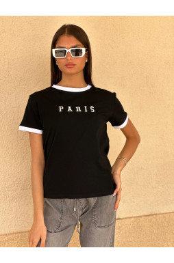 חולצה דפוס PARIS פספול