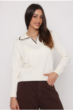 סריג וי צווארון קרושה