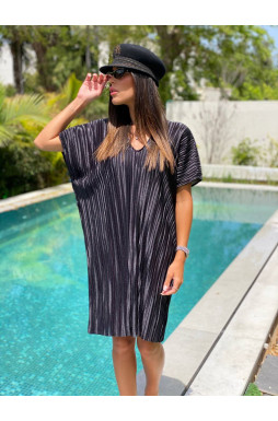 שמלה וי רחבה 