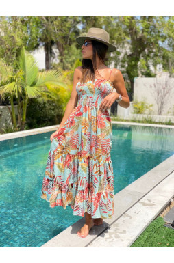 שמלה מודפסת 