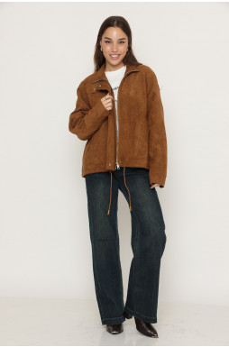 ג`קט זמש גומי במכפלת