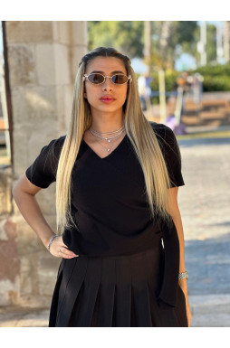 חולצה סריג מעטפה