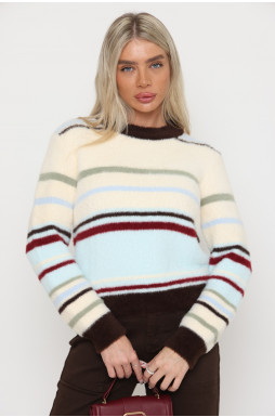 סריג פסים צבעוני