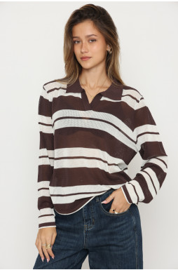 סריג שינה פסים