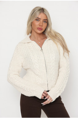 קרדיגן סריג רוכסן קפוצ`ון