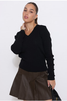 סריג וי צמות 