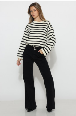 ג`ינס לייקרה מתרחב + חגורה