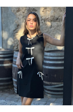 שמלה מיני סרט פפיונים