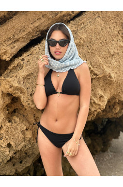 חזיה משולשים קולר רחב