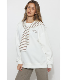 חולצה פוטר+צעיף פסים