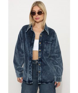 חולצה קורדרוי סטון ווש