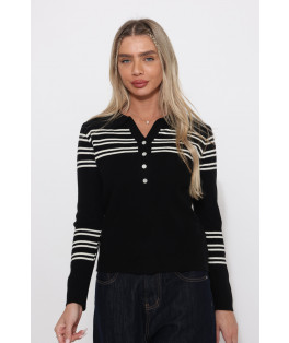 סריג שינה כפתורים