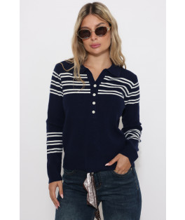 סריג שינה כפתורים