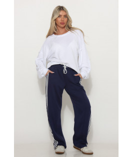 חולצה אוברסייז דפוס גזור