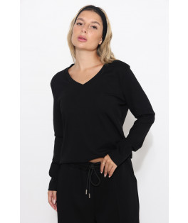 חולצה וי בייסיק