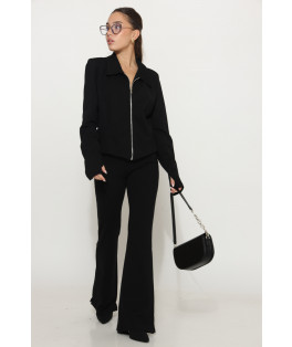 חליפה רוכסן בד ג`רסי