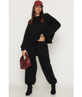 חליפה אובר סייז שרוול בלון עם גומי