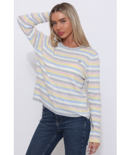 סריג עגול פסים