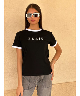 חולצה דפוס PARIS פספול