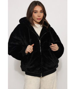 מעיל פרווה קפוצו`ן 