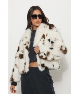 מעיל פרווה פרה 