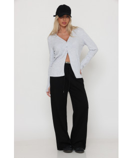 מכנס חגורה נוספת גומי שילוב