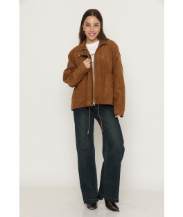 ג`קט זמש גומי במכפלת