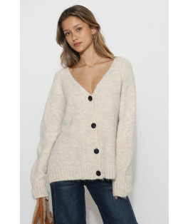 קרדיגן V כפתורים אוברסיז