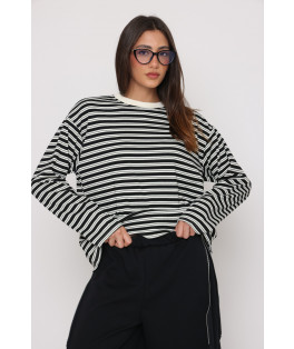 חולצת לוז פסים